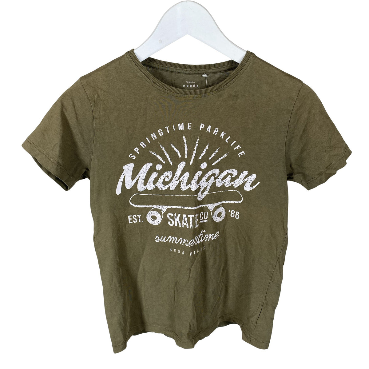 Unisex Name It - T-shirt, size 146 - 152 - Green (1)