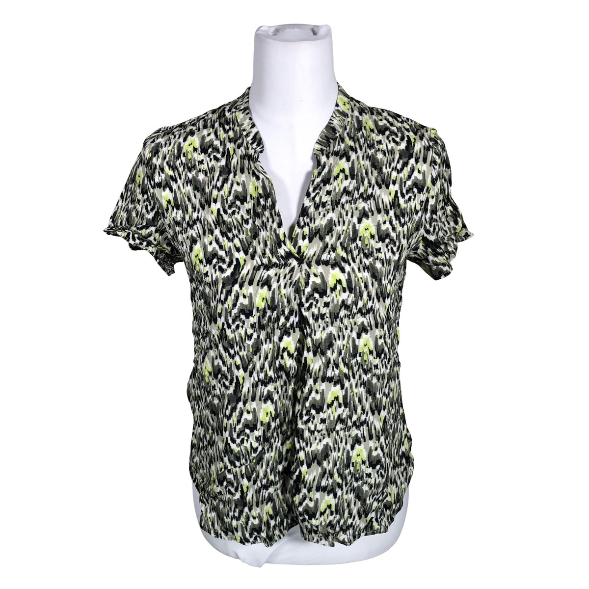 Unisex Gerry Weber - Short-sleeved blouse, size 36 - Green (1)