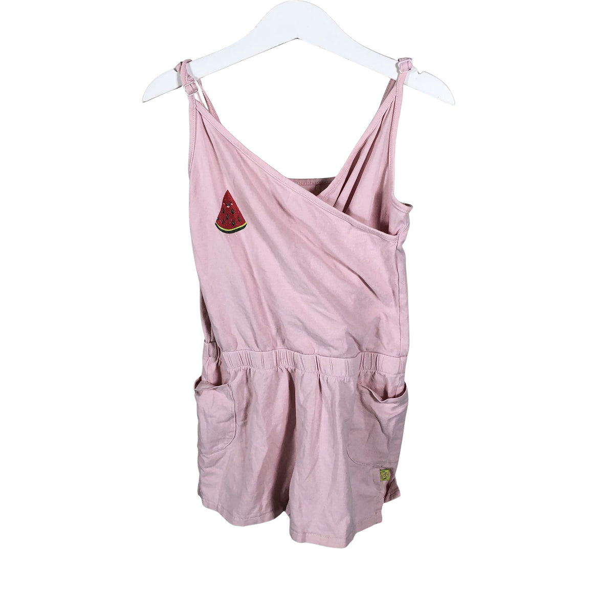 Unisex Lemon Beret - Short overalls, size 116 - 122 - Light pink (1)