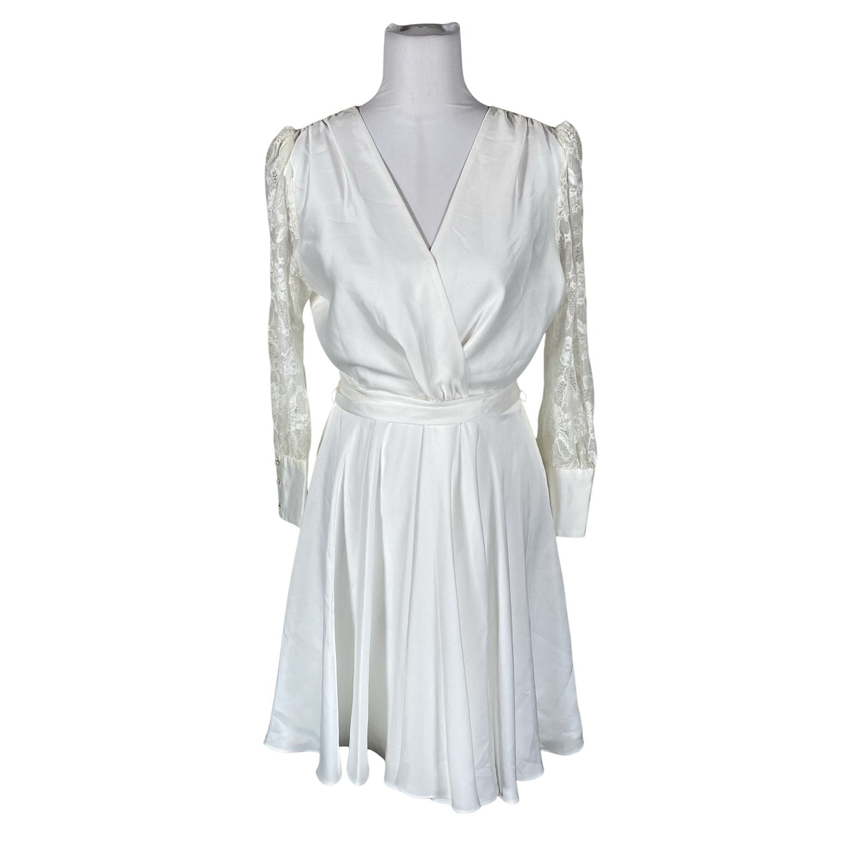 Unisex Swing - Party dress, size 38 - White (1)