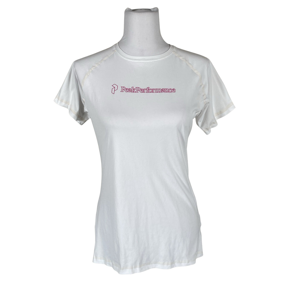 Unisex Peak Performance - Sports shirt, short sleeve, size 38 - White (1)
