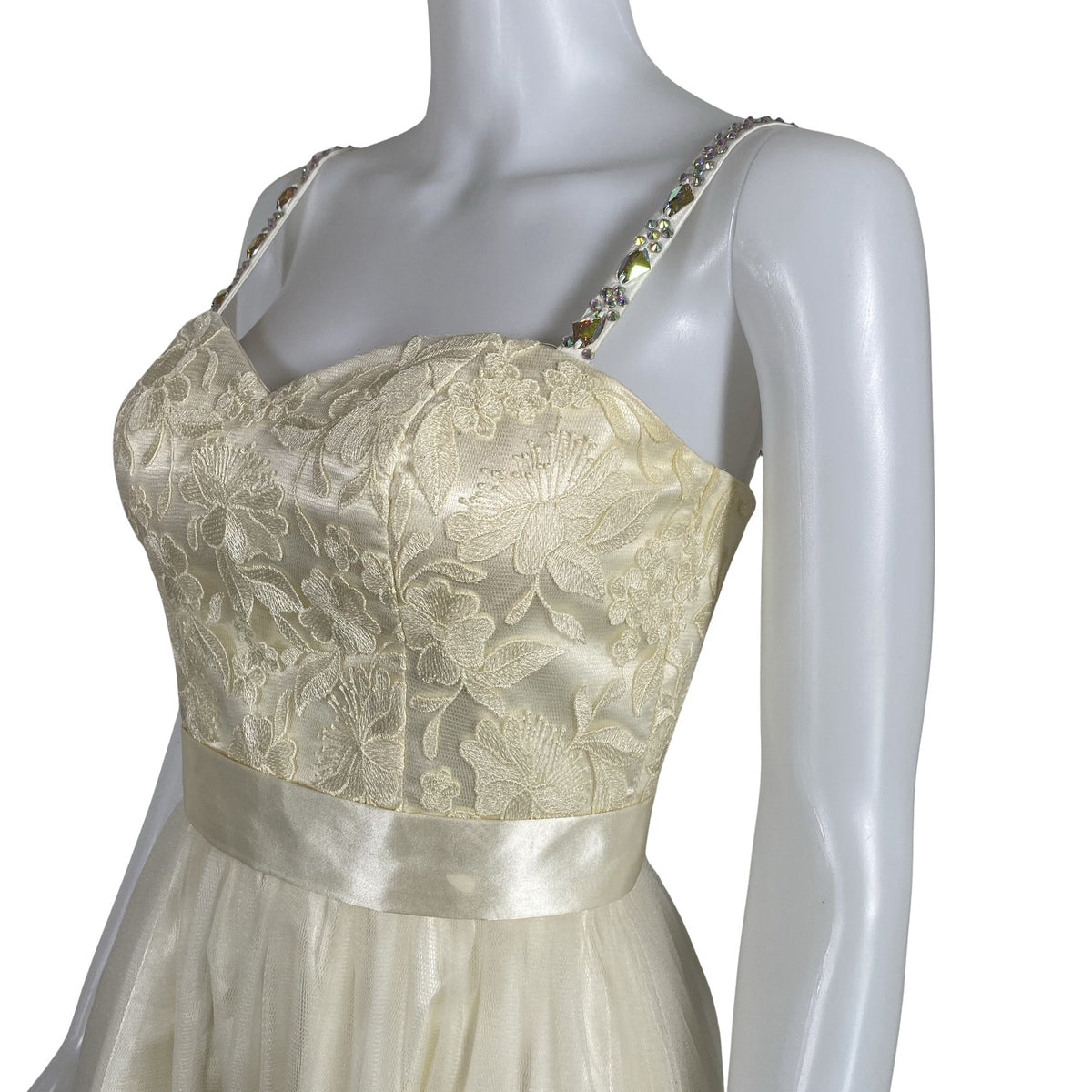 Unisex Laona - Party dress, size 34 - Yellow (2)