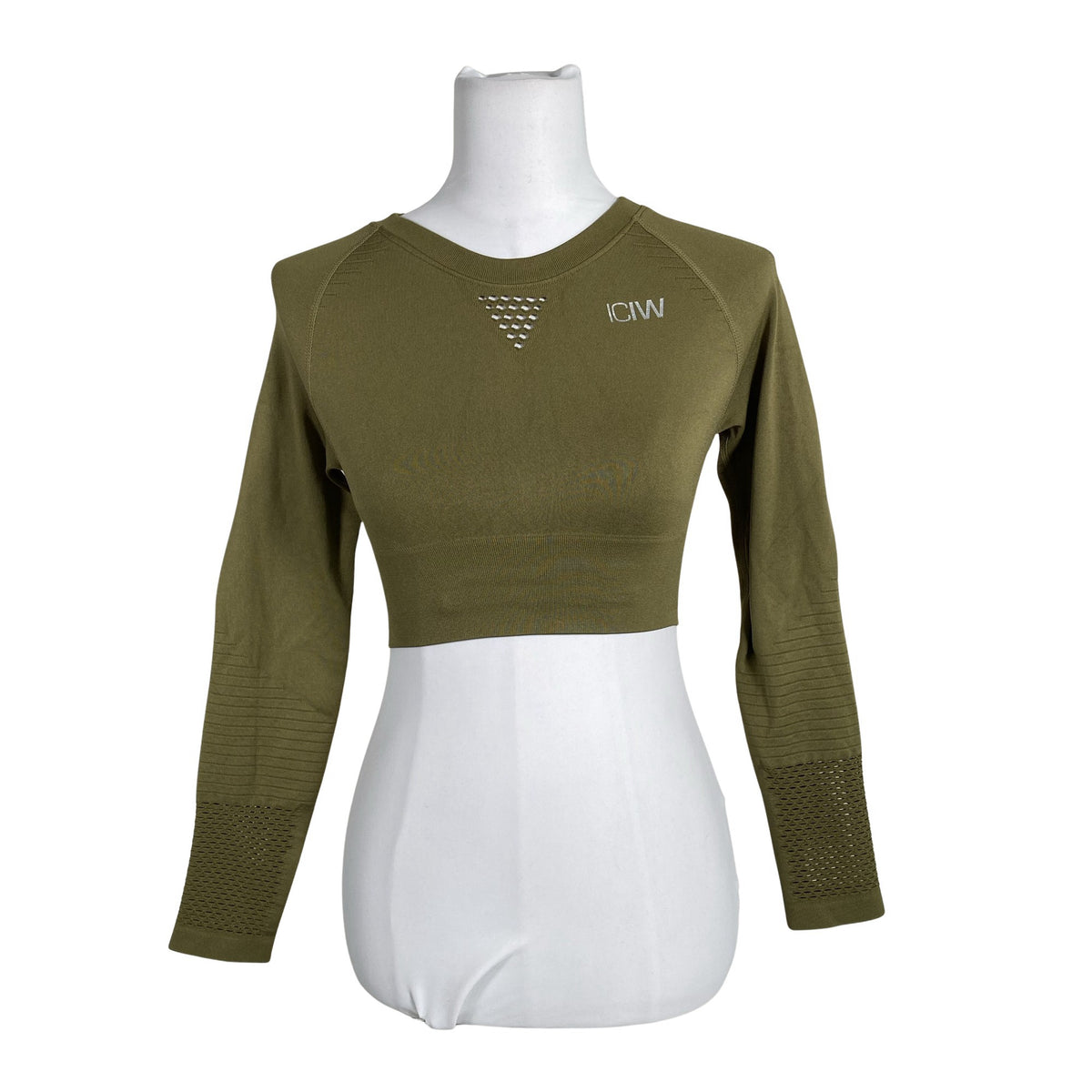 Unisex ICIW – Icaniwill - Sports shirt, long sleeve, size 34 - Green (1)