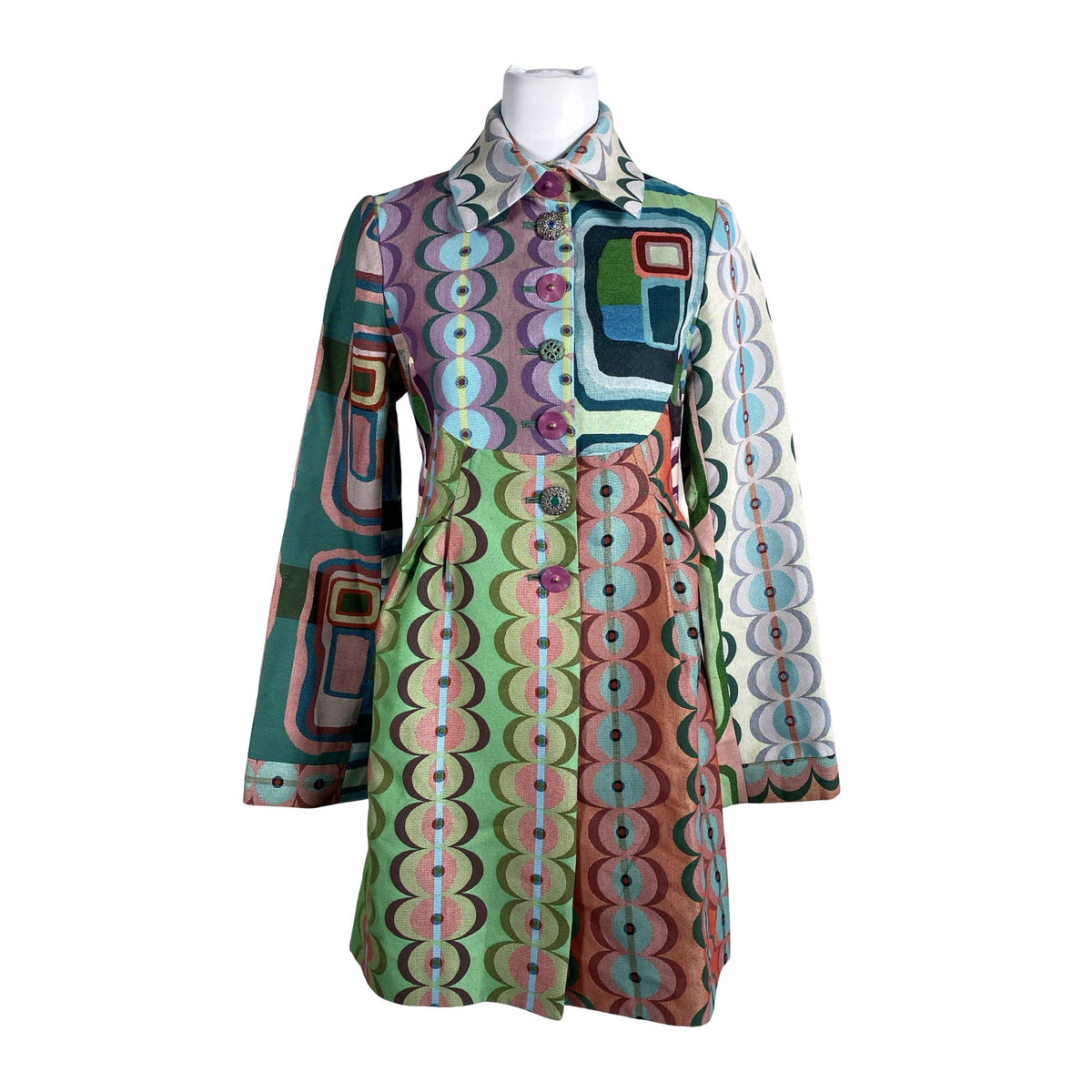 Unisex Desigual - Trench coat, size 40 - Green (1)