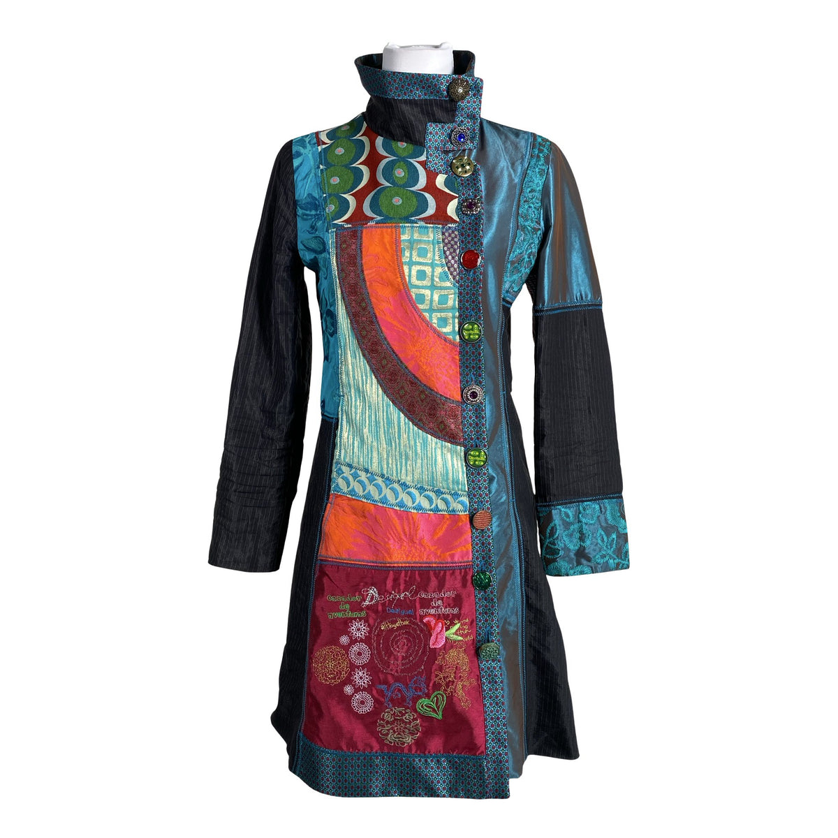 Unisex Desigual - Trench coat, size 40 - Blue (1)