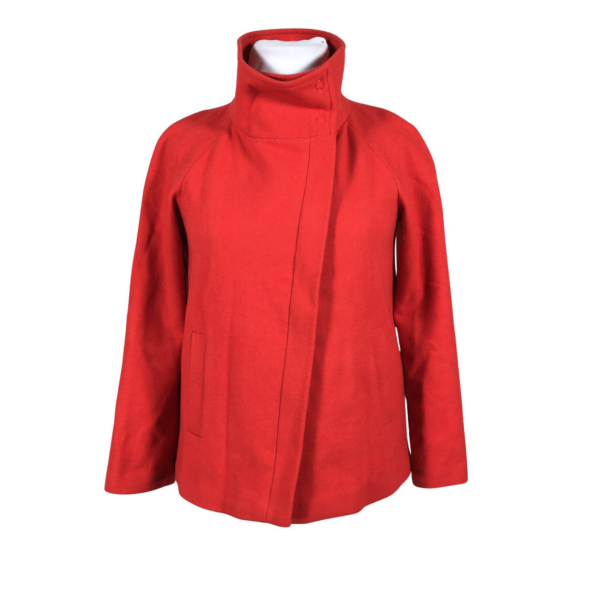 Unisex Benetton - Wool coat, size 42 - Red (1)