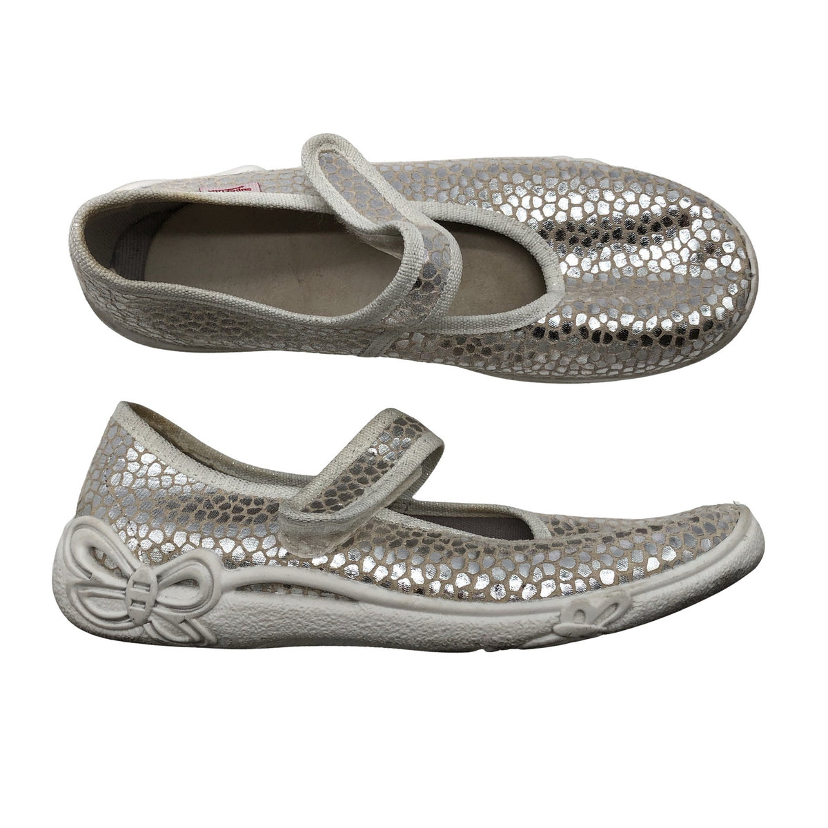 Unisex SuperFit - Ballerinas, size 32 - Silver (1)