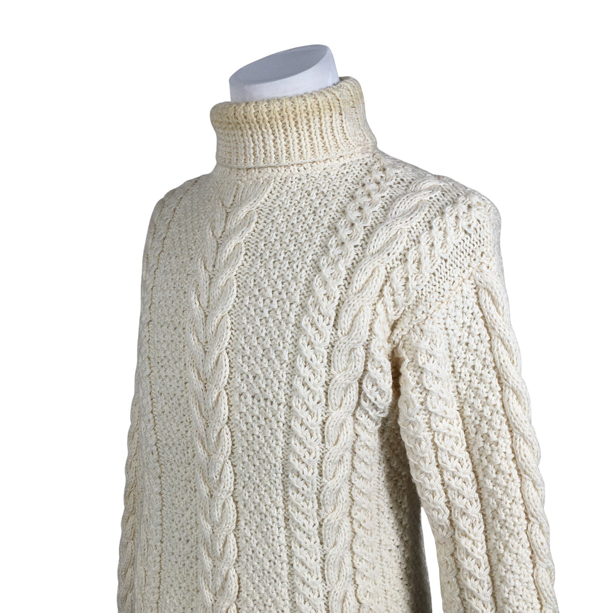 Unisex Handmade - Sweater, size L - Natural white (2)