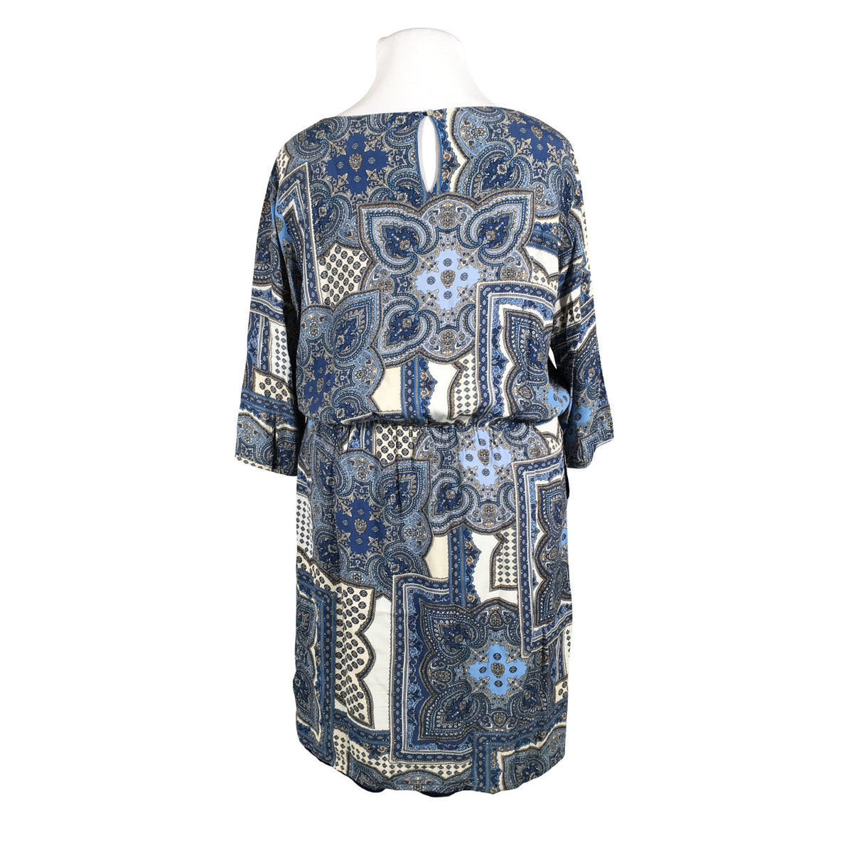 Unisex Esprit - Schiffon dress, size 44 - Blue (2)