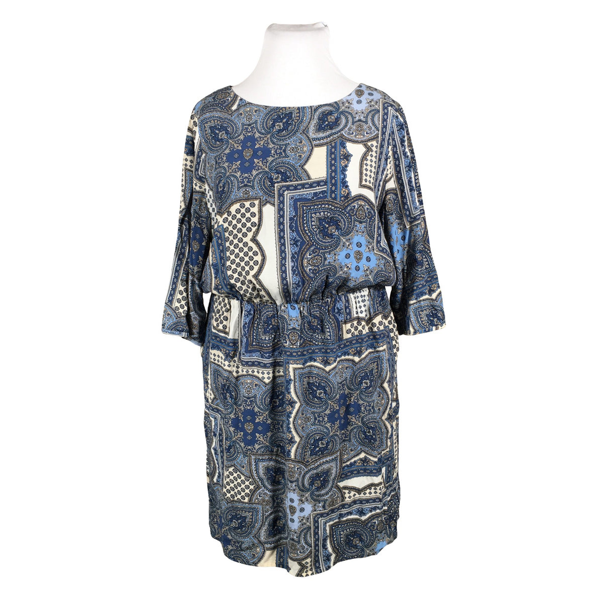 Unisex Esprit - Schiffon dress, size 44 - Blue (1)