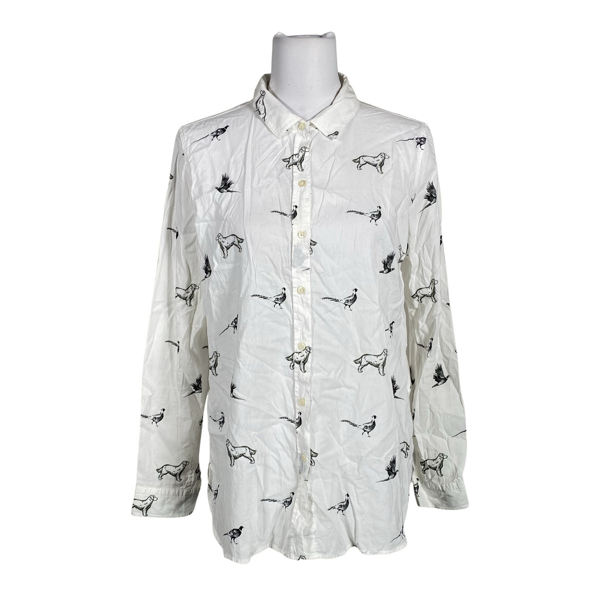 Unisex Barbour - Blouse, size 40 - White (1)