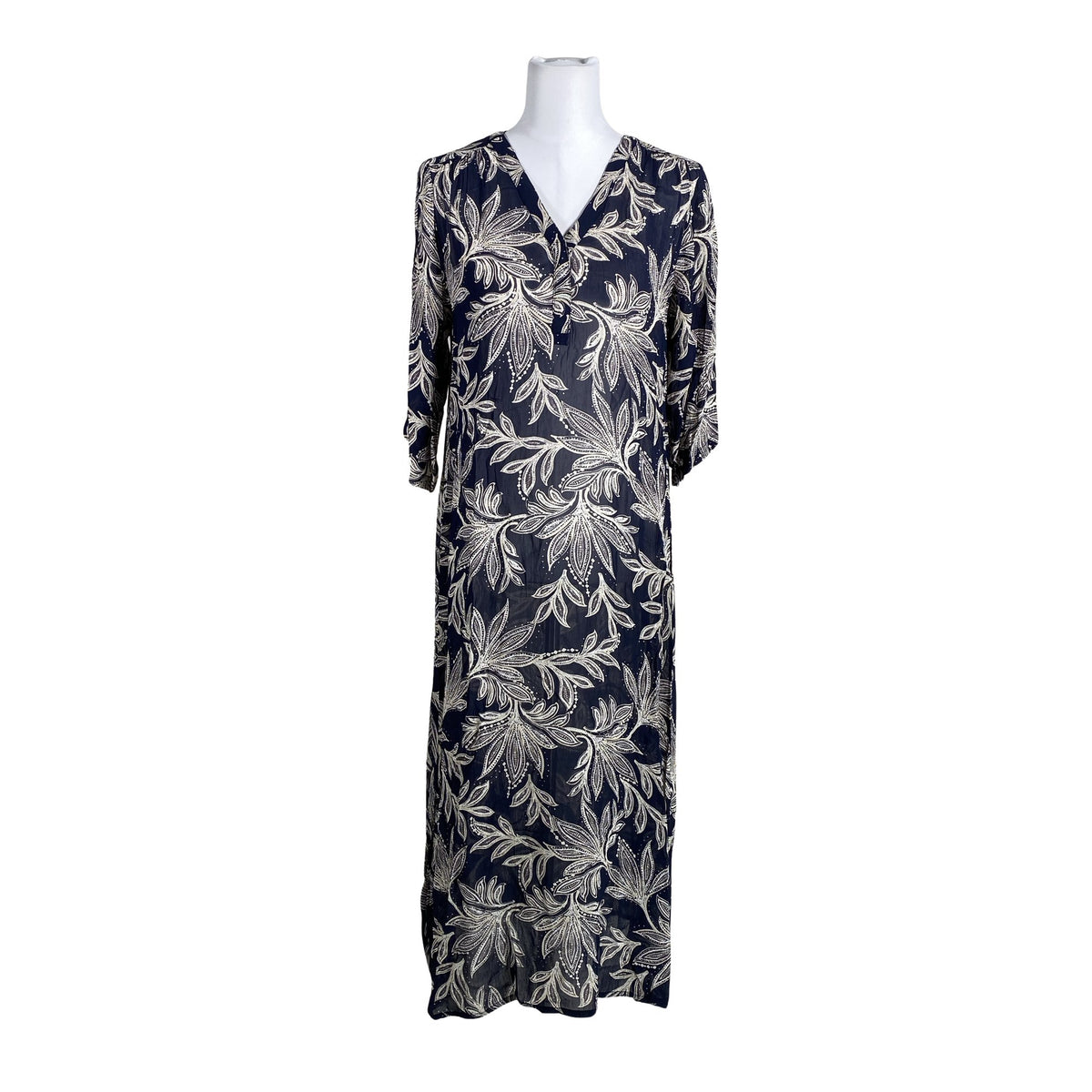 Unisex Part two - Schiffon dress, size 40 - Blue (1)