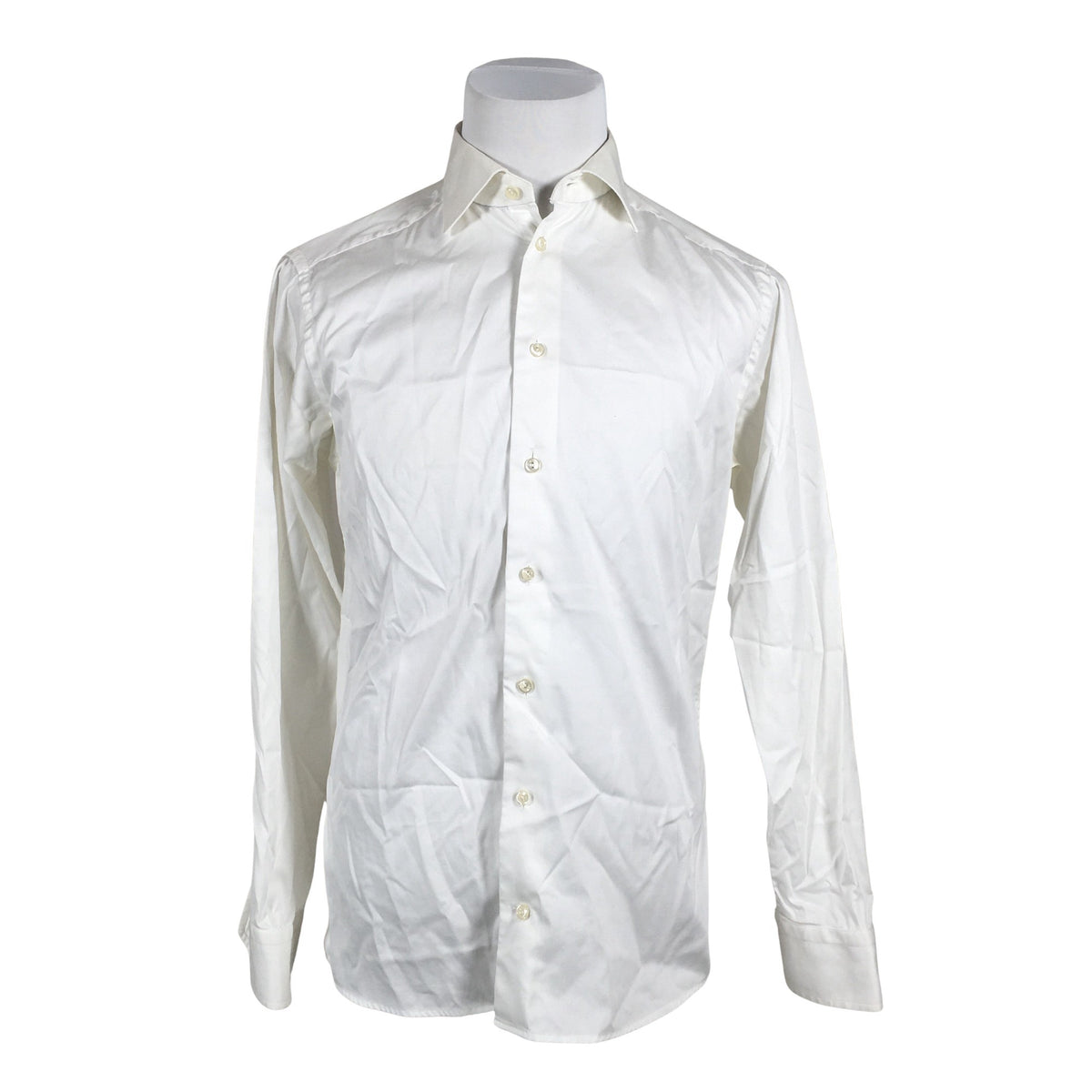 Unisex Eton - Collared shirt, size M - White (1)