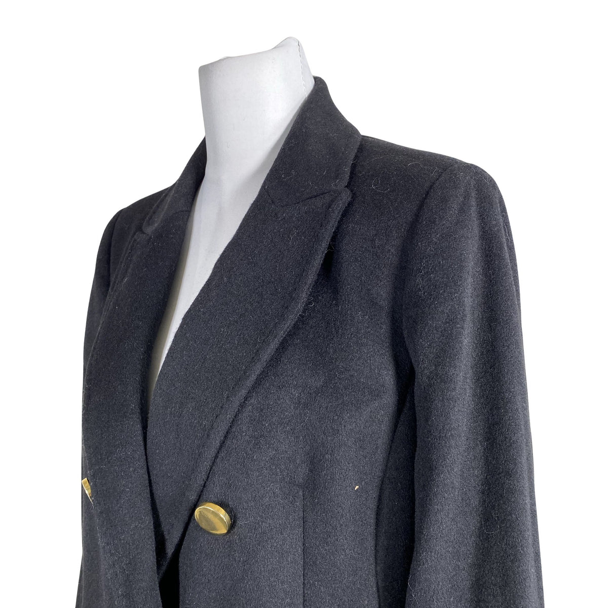 Unisex Ril's - Wool coat, size 40 - Black (2)