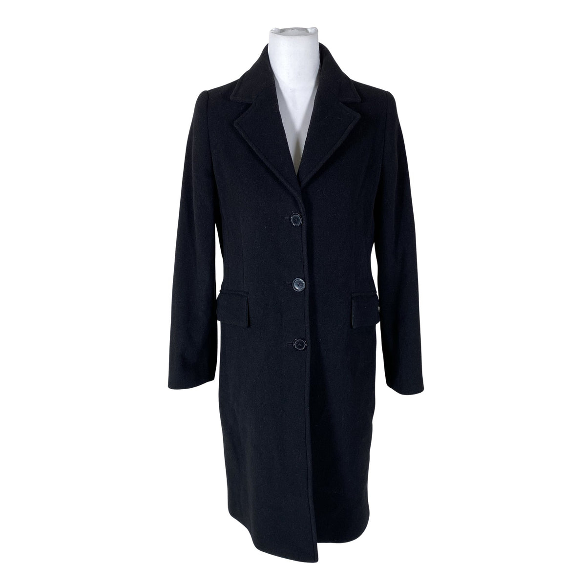 Unisex Esprit - Wool coat, size 38 - Black (1)
