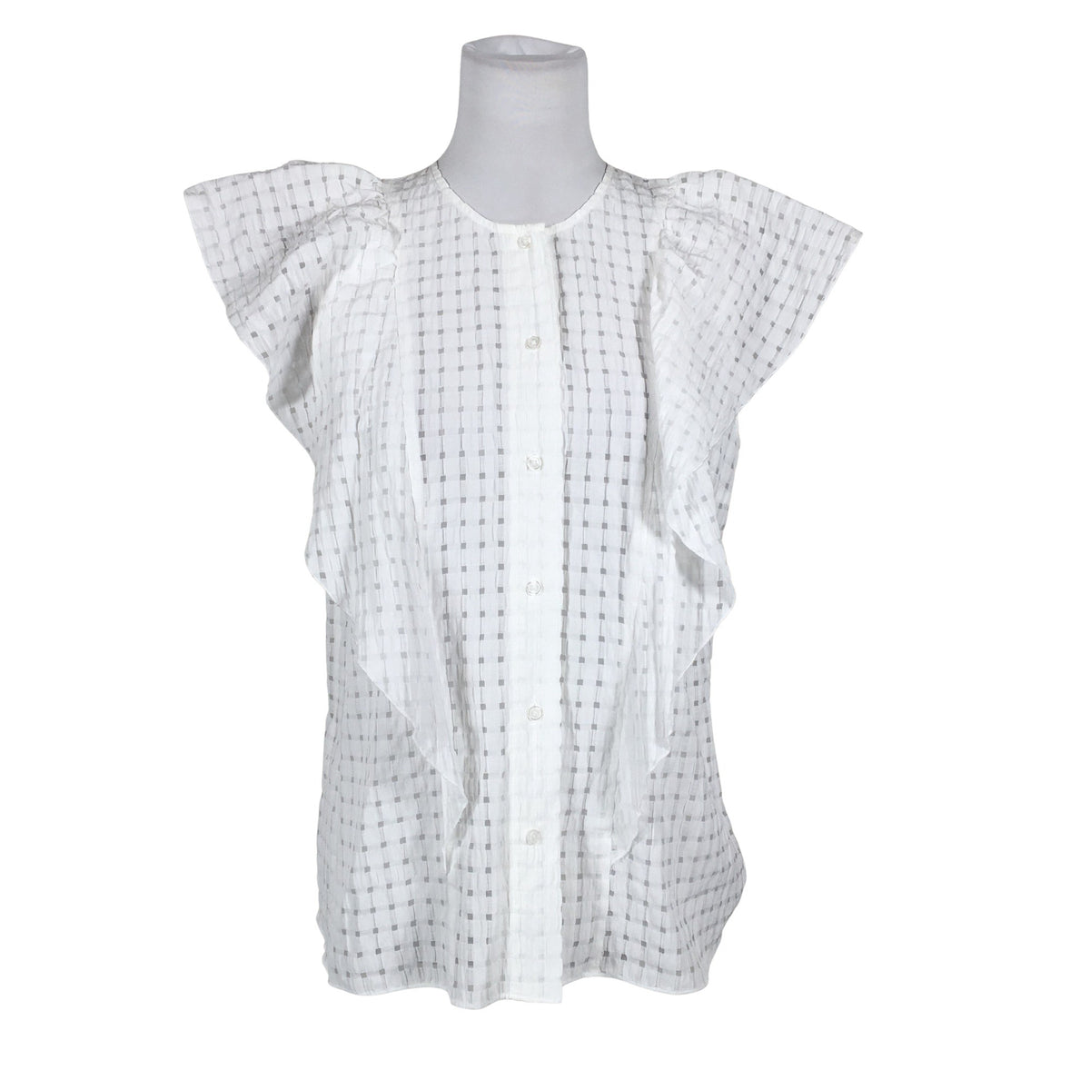 Unisex InWear - Short-sleeved blouse, size 40 - White (1)
