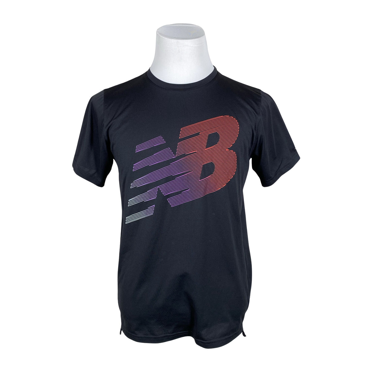 Unisex New Balance - Sports shirt, short sleeve, size M - Black (1)
