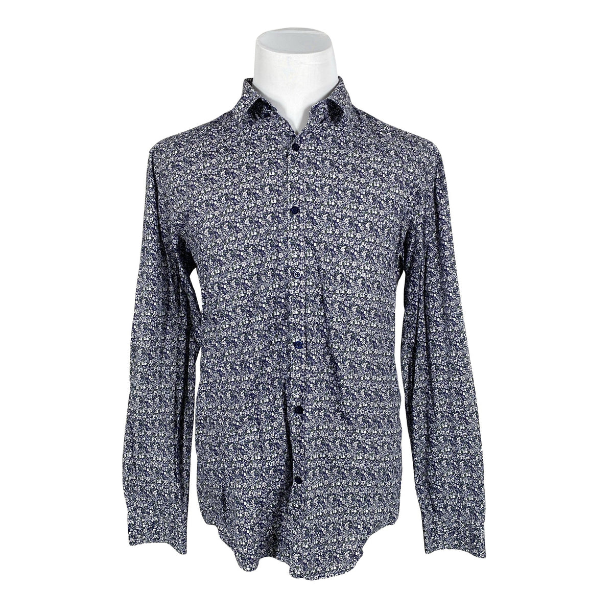 Unisex Selected - Collared shirt, size XL - Blue (1)
