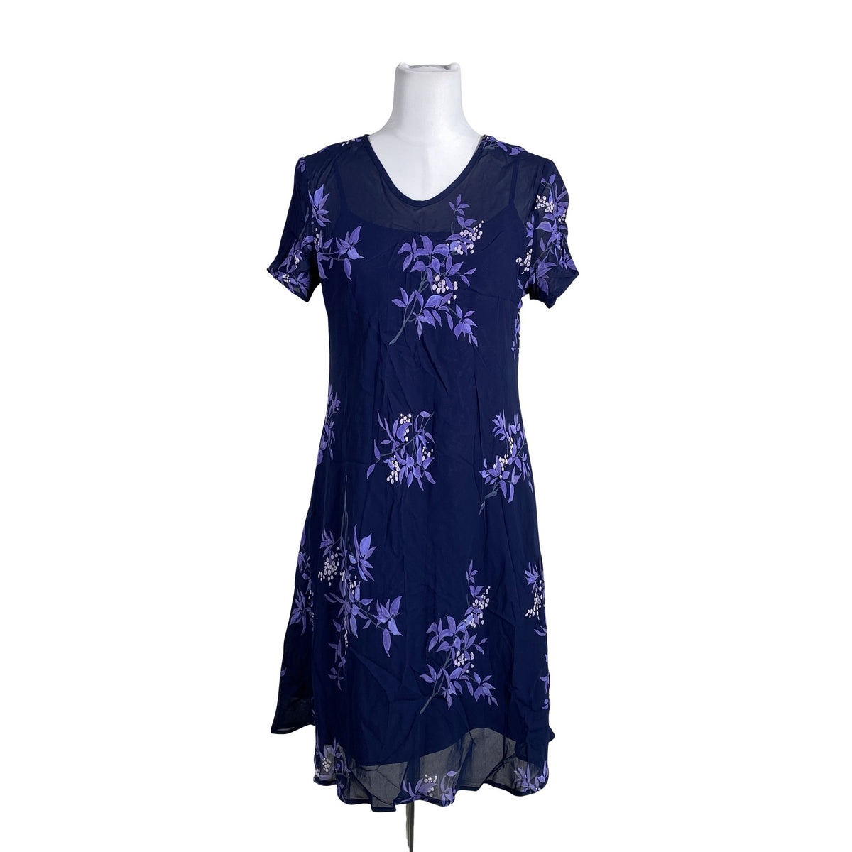 Unisex Marks&Spencer - Schiffon dress, size 40 - Blue (1)