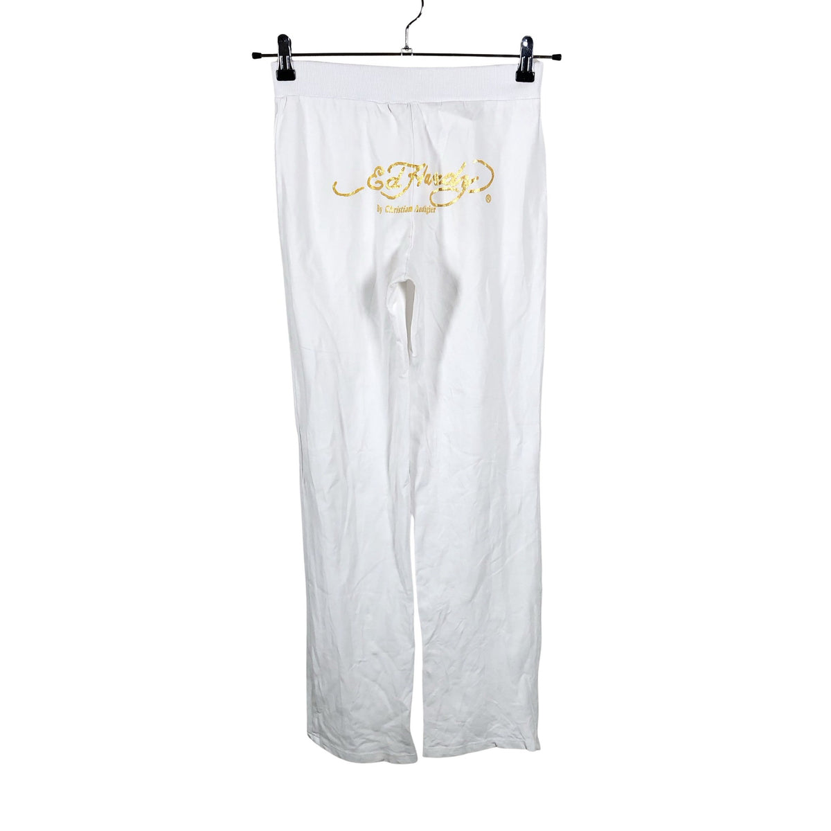 Unisex Ed Hardy - Tricot pants, size 34 - White (2)