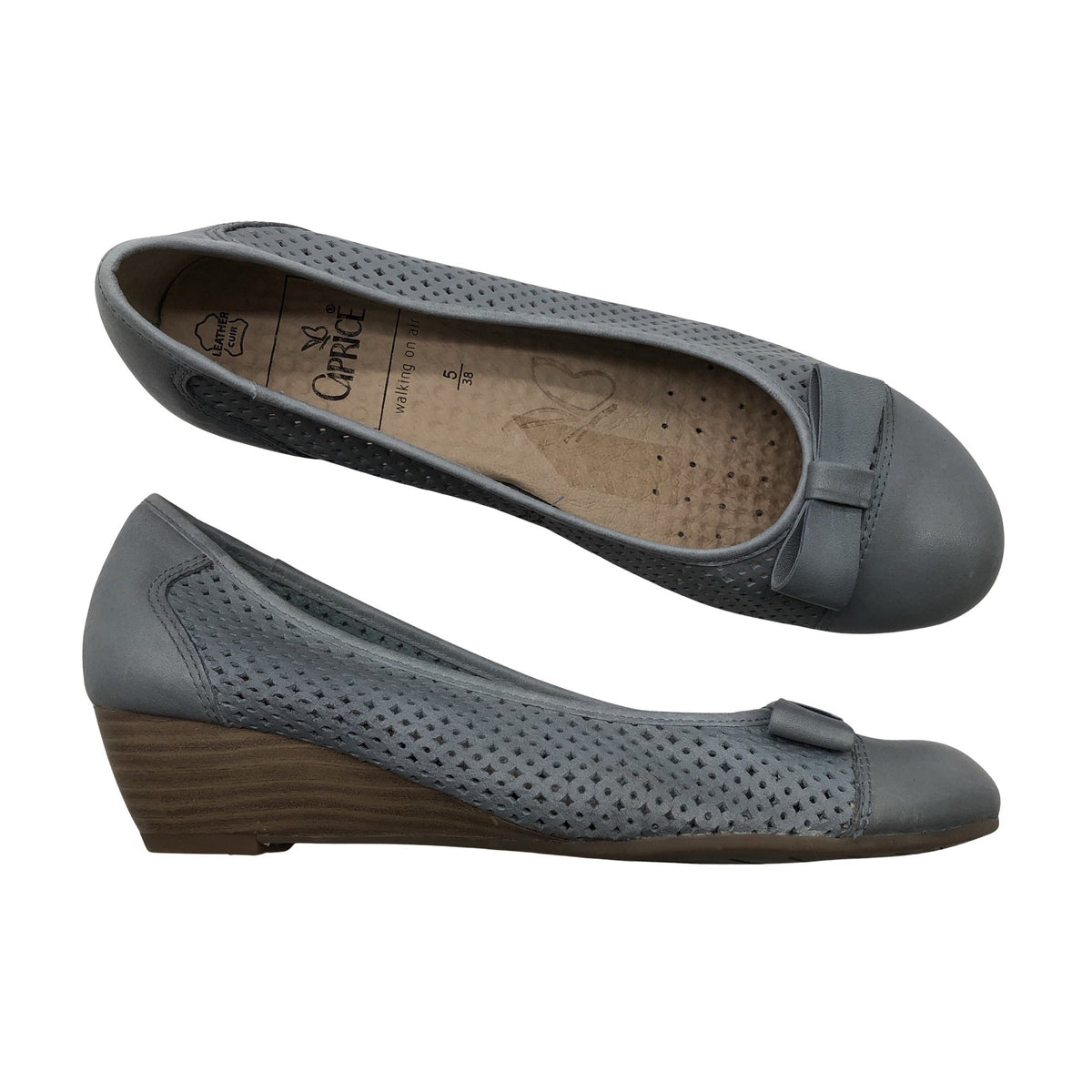 Unisex Caprice - High heels, size 38 - Light blue (1)