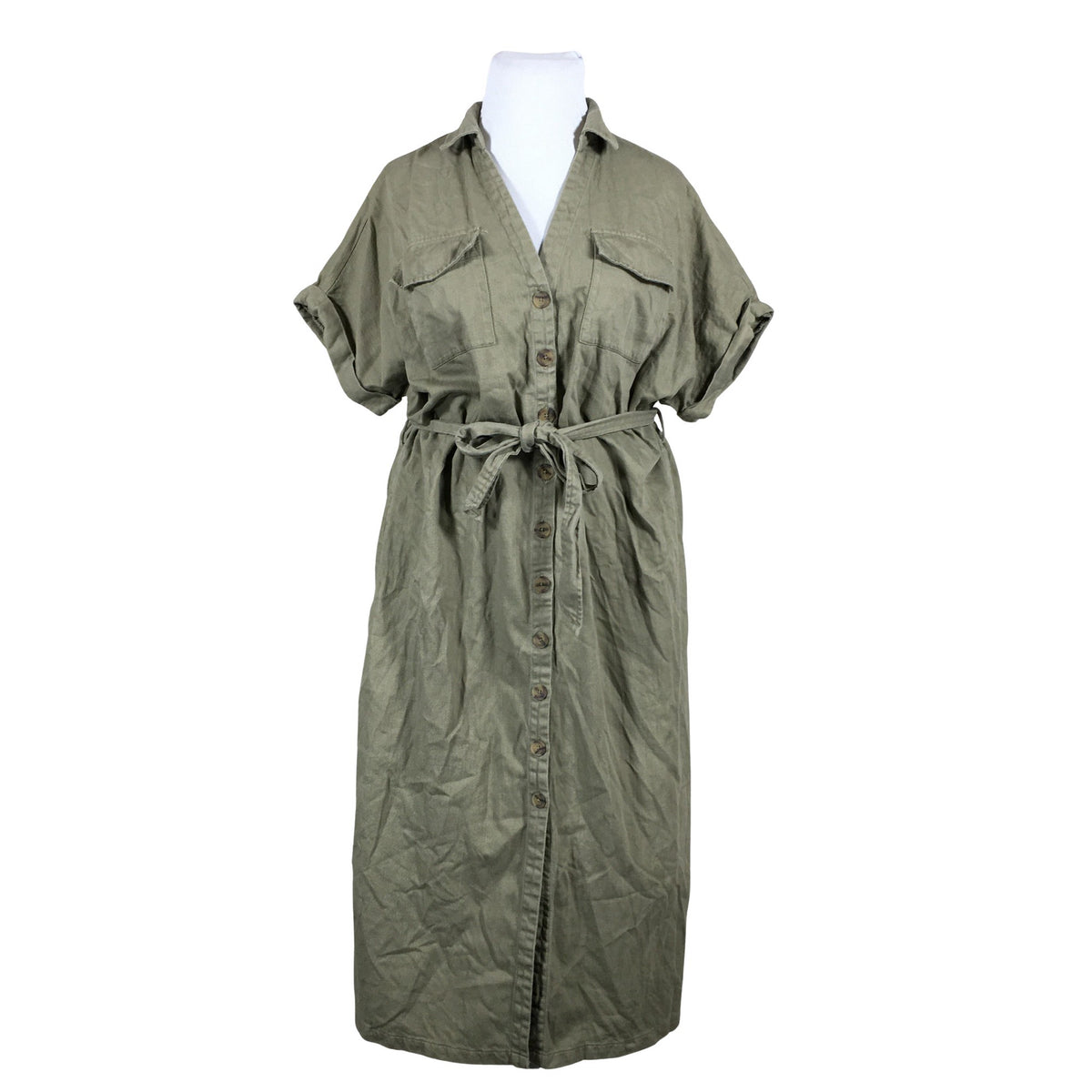 Unisex Lindex - Dress, size 42 - Green (1)