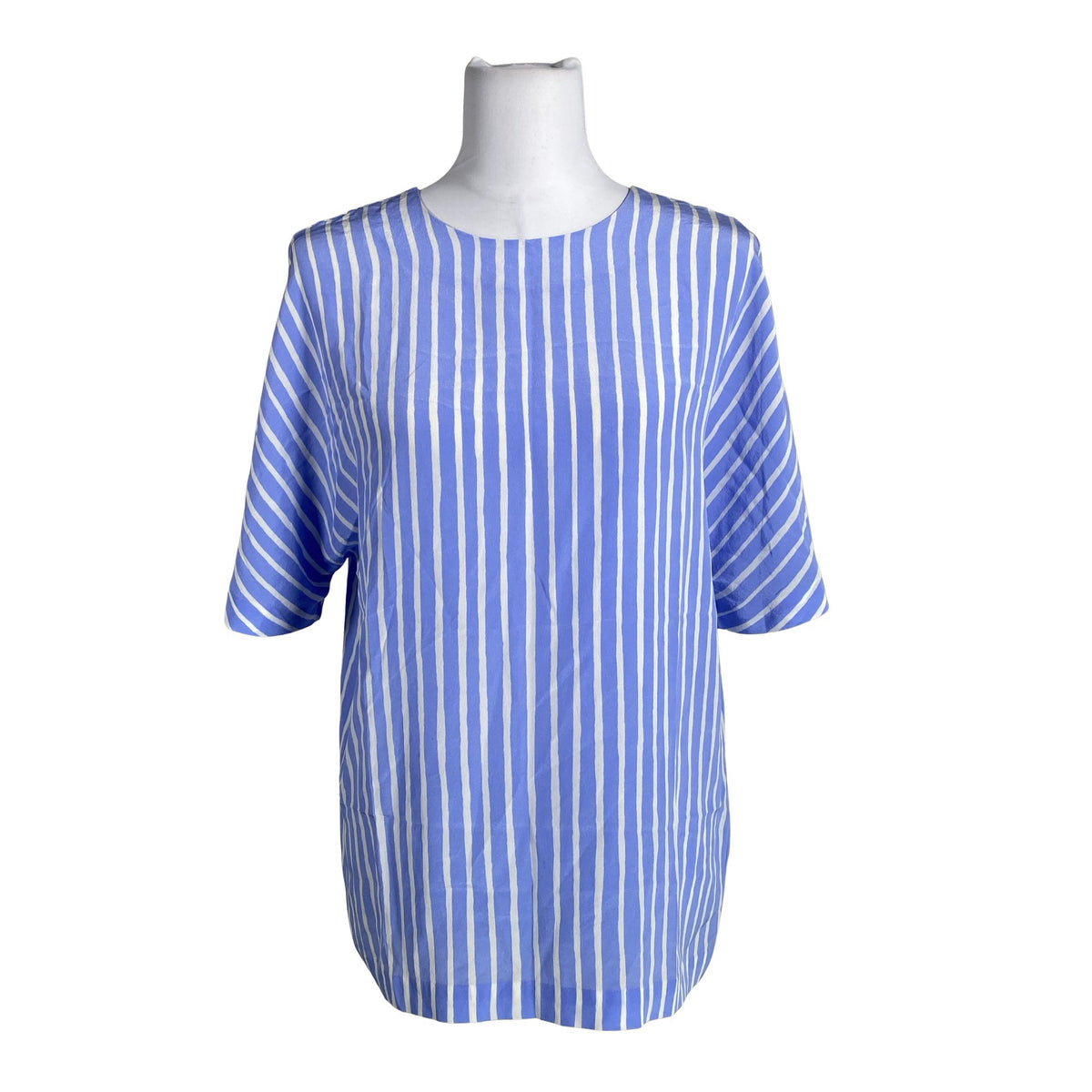 Unisex Marimekko - Short-sleeved blouse, size 38 - Light blue (1)