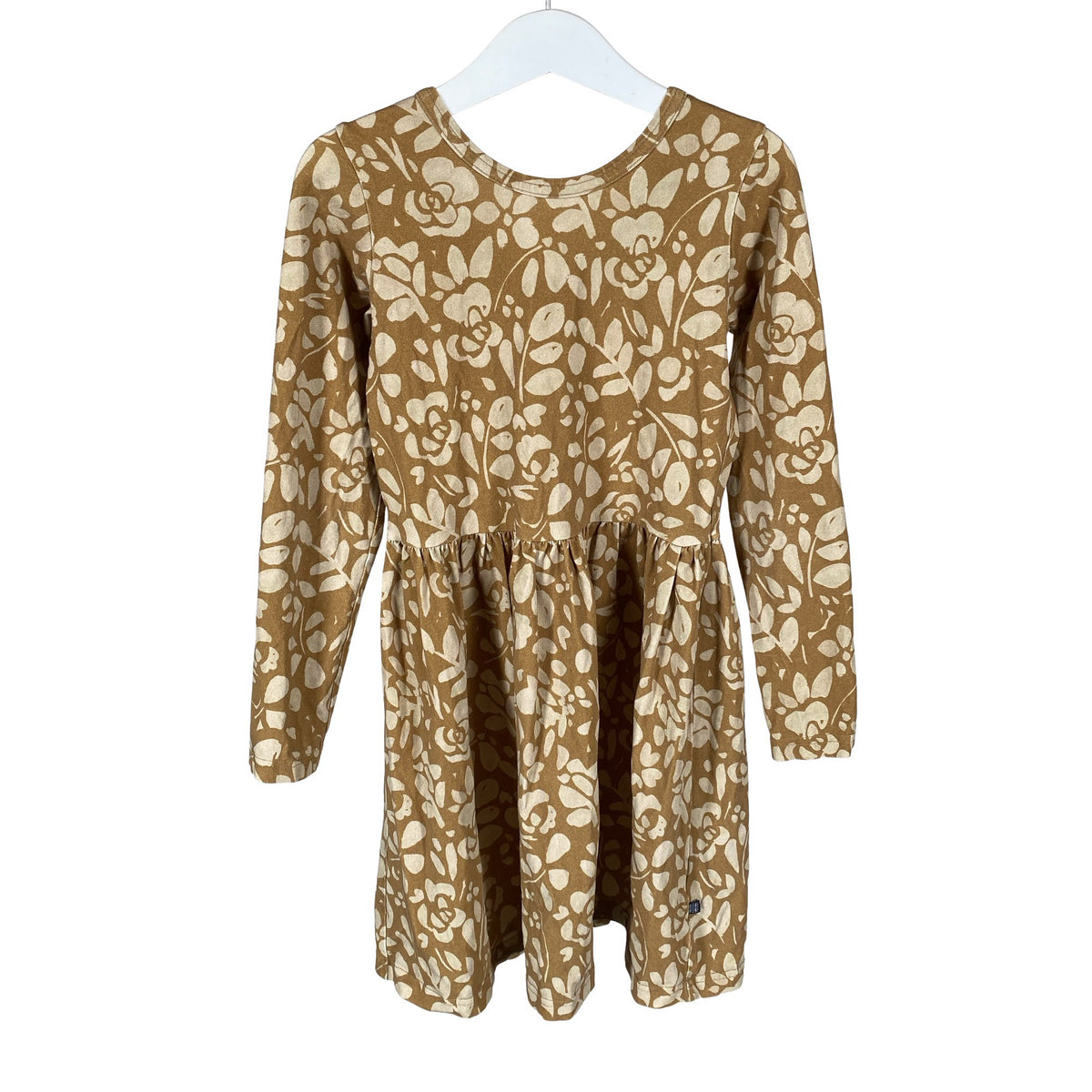 Unisex Kaiko - Tricot dress, size 122 - 128 - Brown (1)