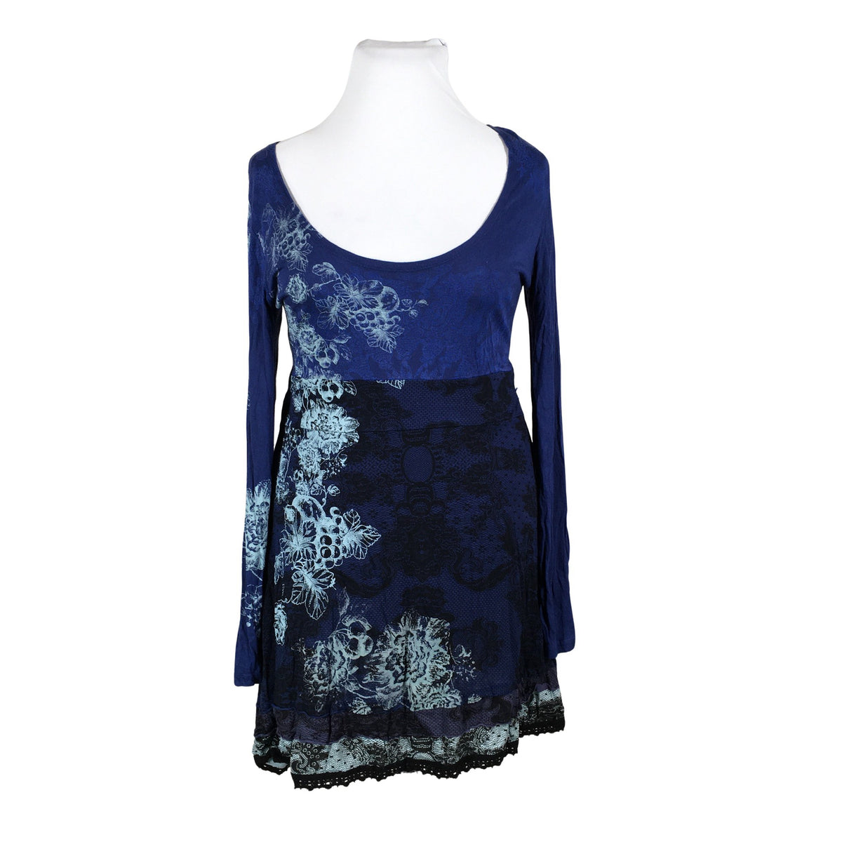 Unisex Desigual - Tricot dress, size 42 - Blue (1)