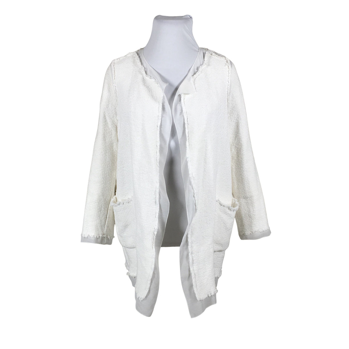 Unisex Marina Rinaldi - Cardigan, size 42 - White (1)