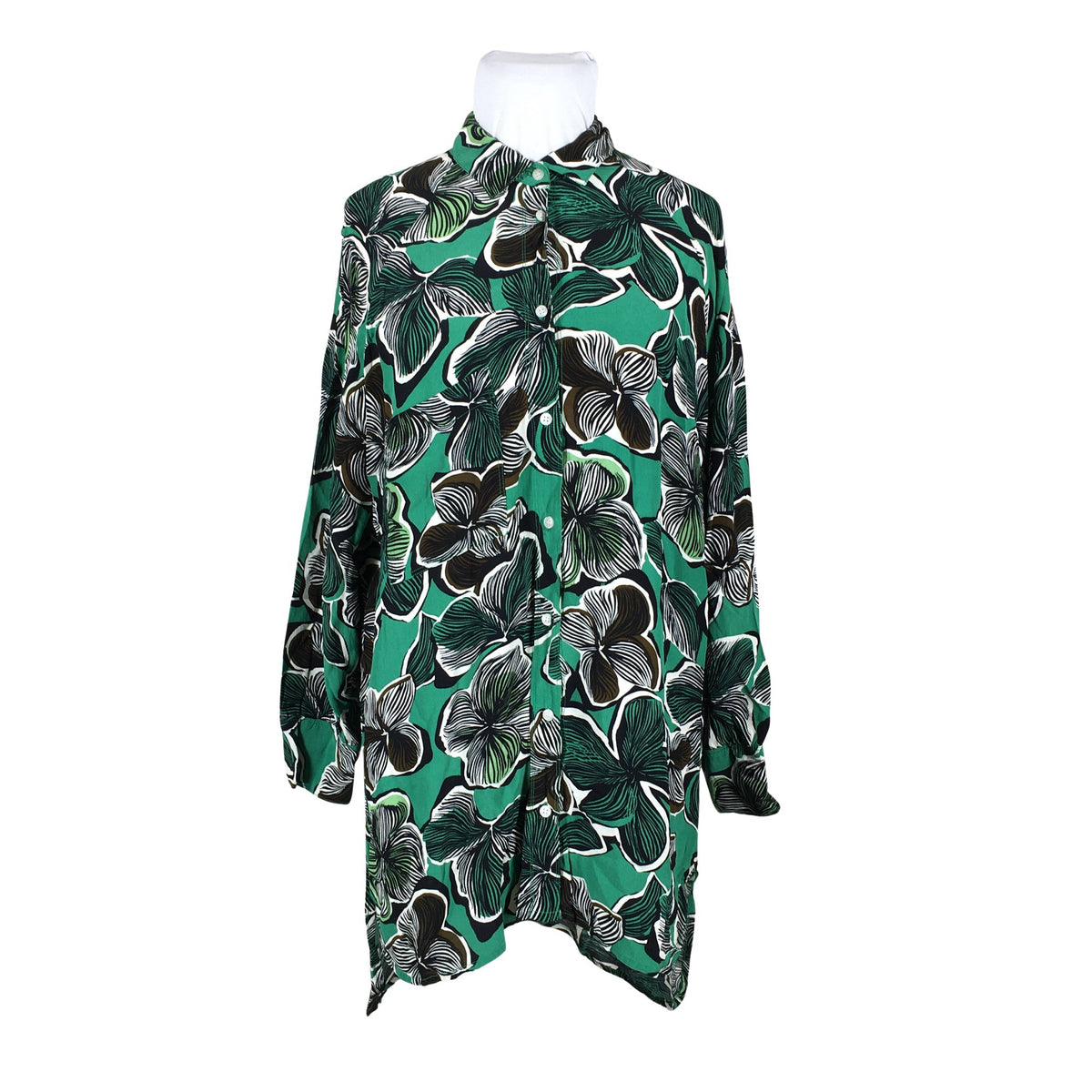 Unisex The Masai - Schiffon dress, size 44 - Green (1)