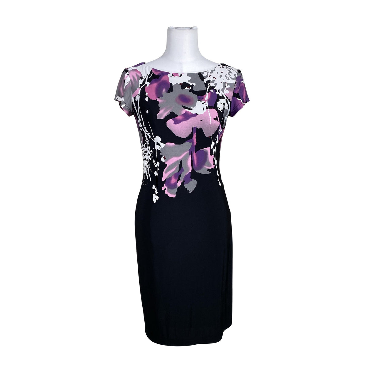 Unisex Joseph Ribkoff - Tricot dress, size 36 - Black (1)
