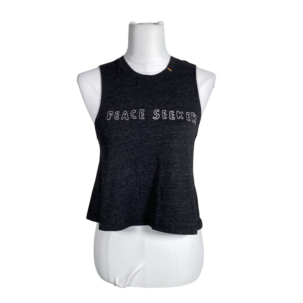 Unisex Spiritual Gangster - Tricot tank top, size 34 - Gray (1)