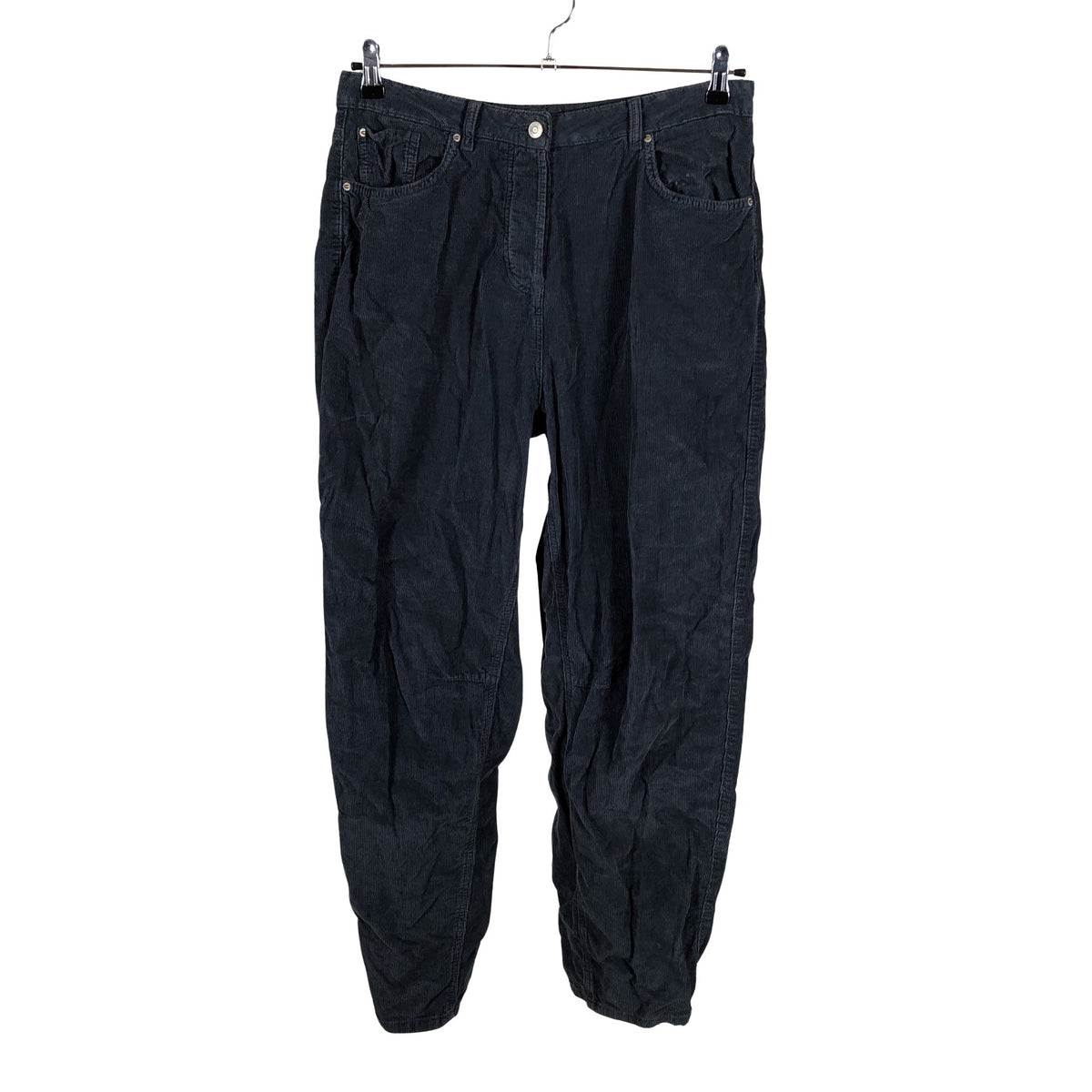 Unisex Next - Velvet pants, size 40 - Blue (1)