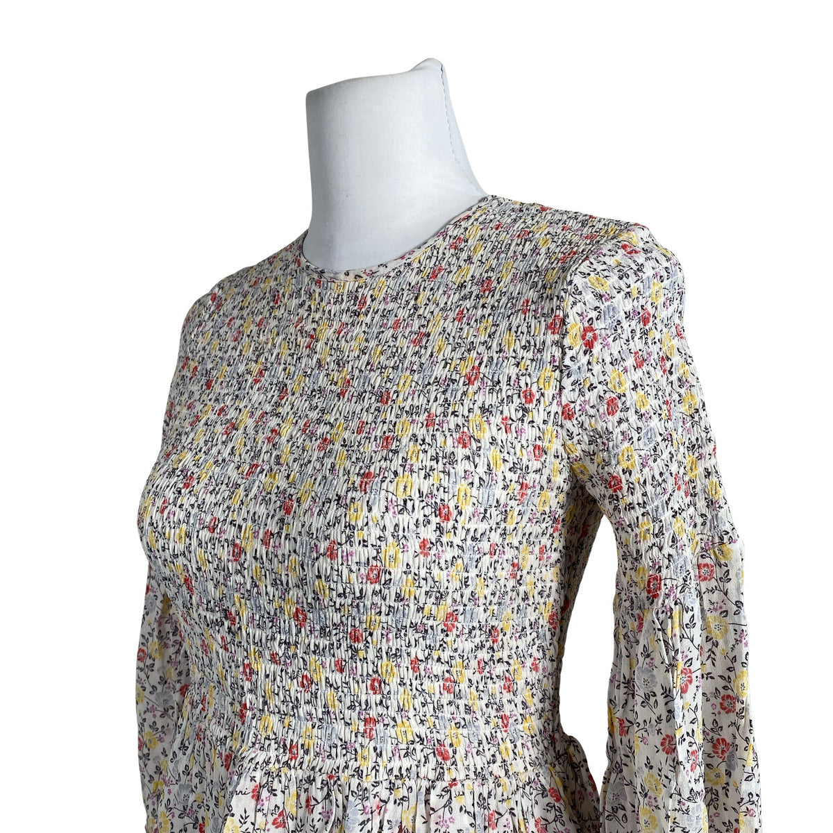 Unisex Ganni - Schiffon dress, size 36 - White (2)