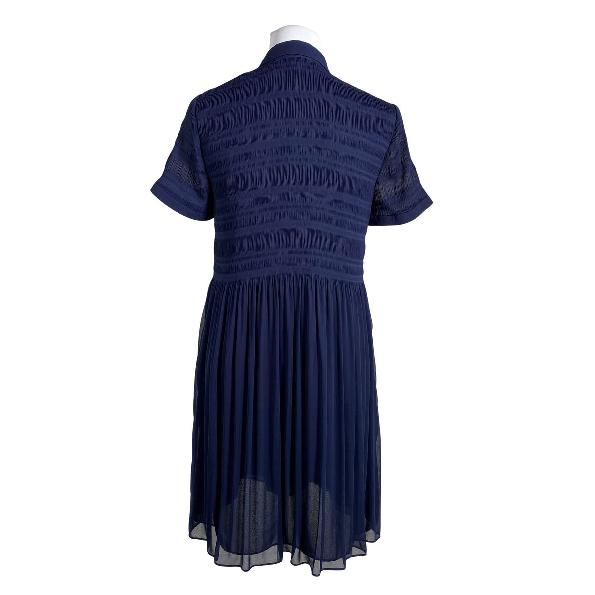 Unisex Diane von Furstenberg - Schiffon dress, size 36 - Blue (3)