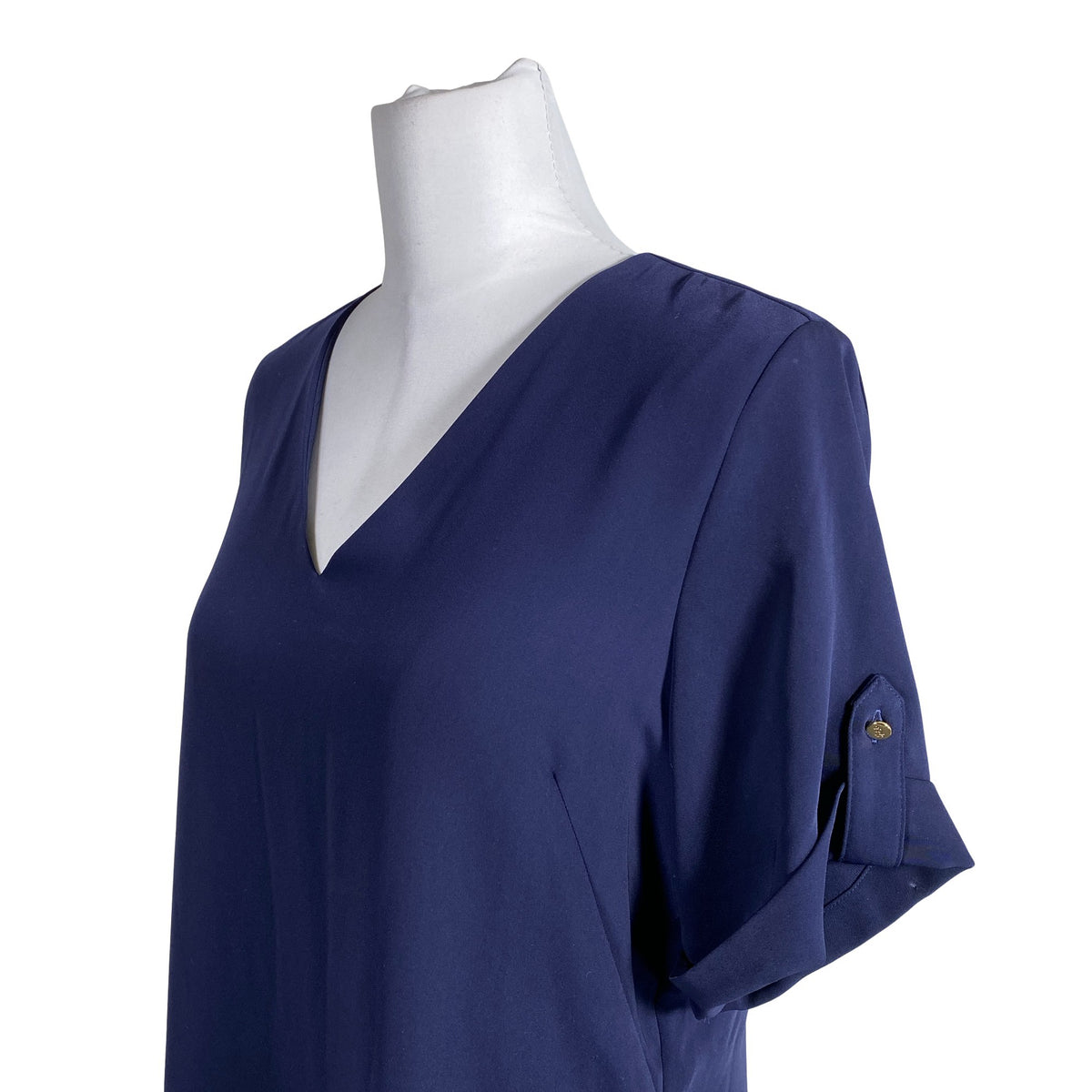 Unisex Lauren Ralph Lauren - Schiffon dress, size 40 - Blue (2)