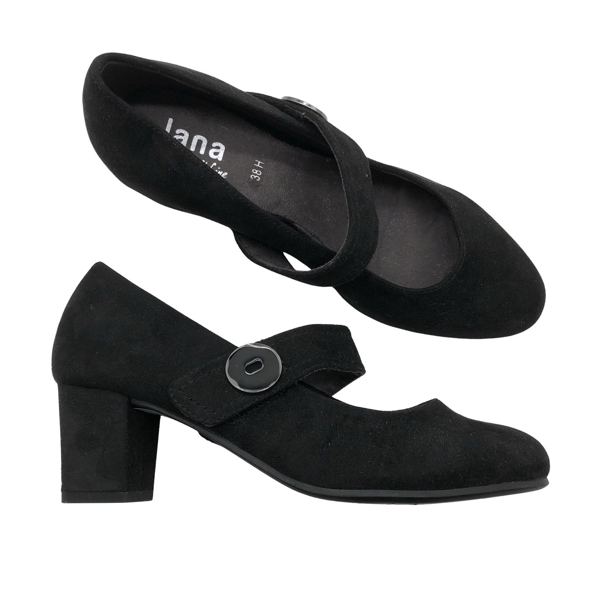 Unisex Jana - High heels, size 38 - Black (1)