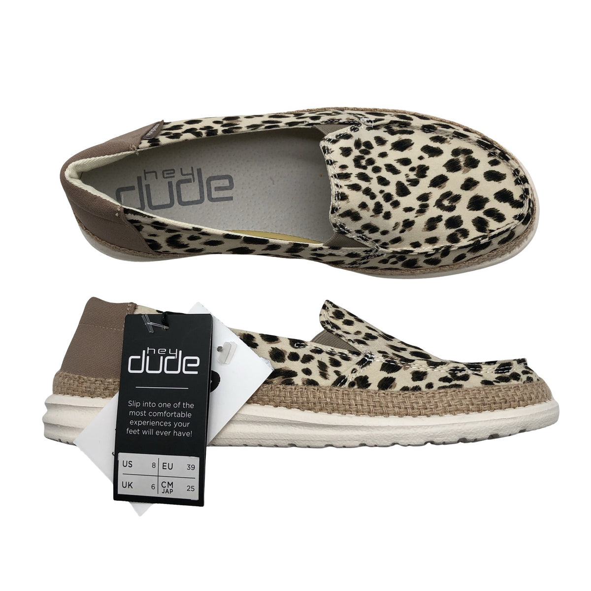 Unisex Hey Dude - Loafers, size 39 - Beige (1)