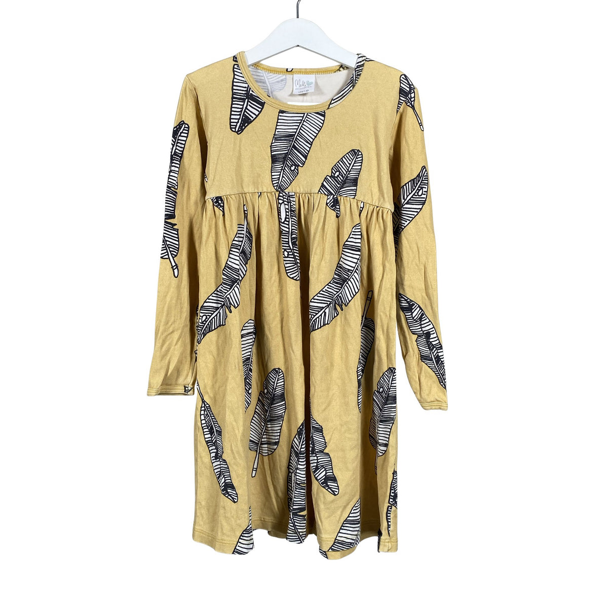 Unisex Melli - Tricot dress, size 134 - 140 - Yellow (1)