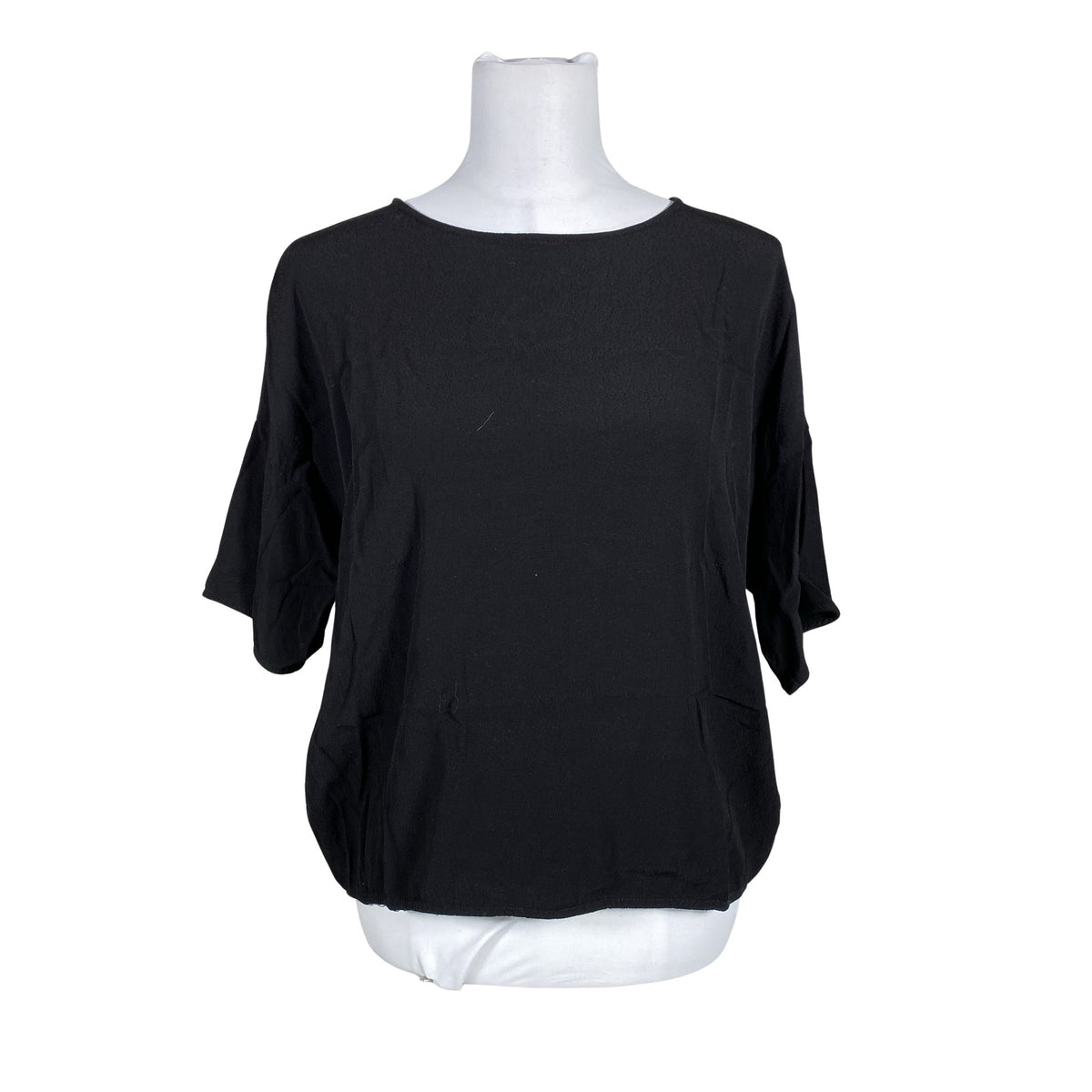 Unisex Samsoe&Samsoe - Short-sleeved blouse, size 38 - Black (1)