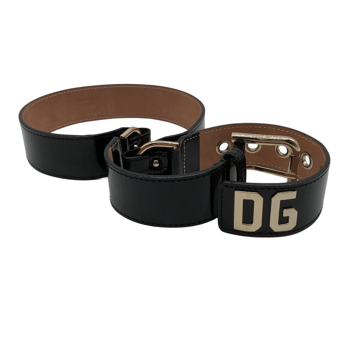 Unisex Dolce&Gabbana - Leather belt, size Ei kokoa - Brown (3)