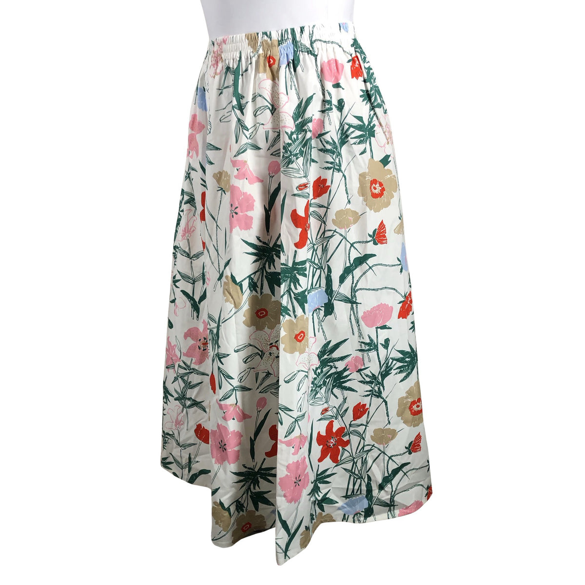 Unisex Marimekko - Fabric skirt, size 42 - White (3)