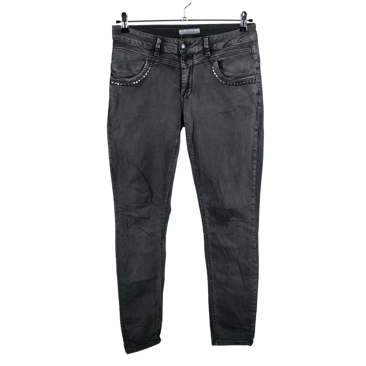 Unisex Red Button - Jeans, size 40 - Gray (1)