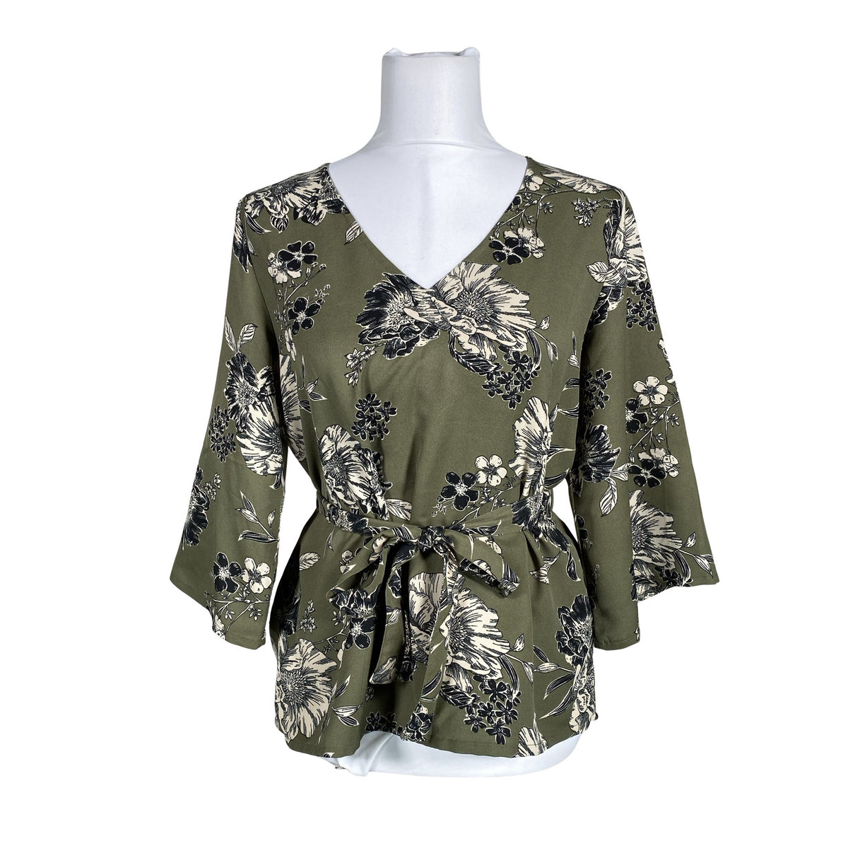 Unisex Sand - Short-sleeved blouse, size 38 - Green (1)