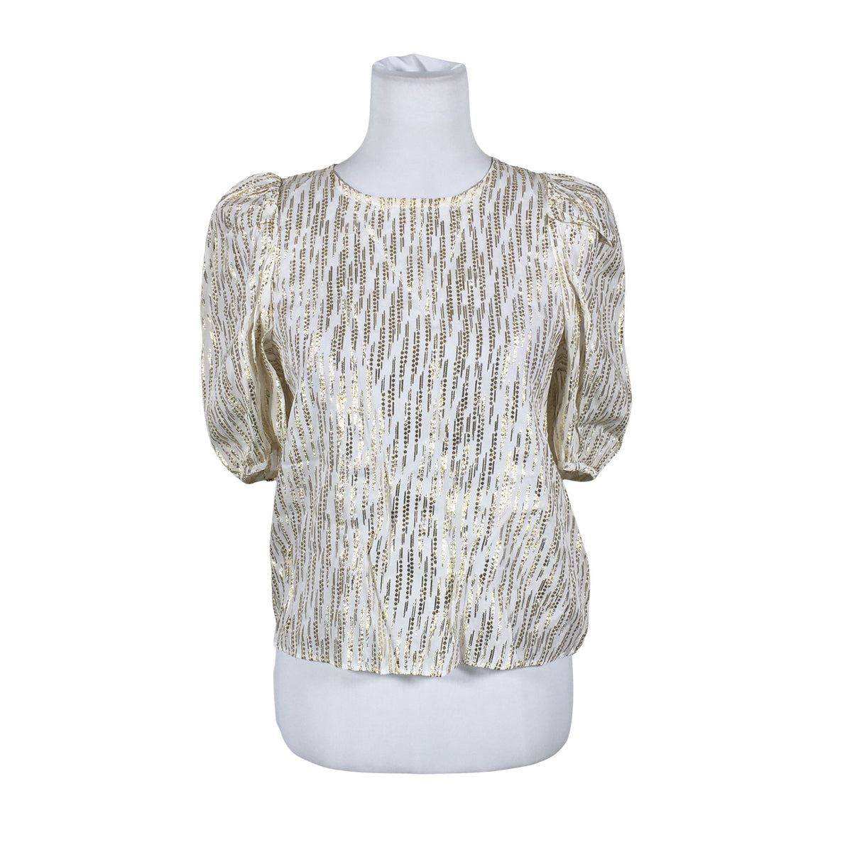 Unisex Holly & Whyte by Lindex - Short-sleeved blouse, size 36 - Beige (1)