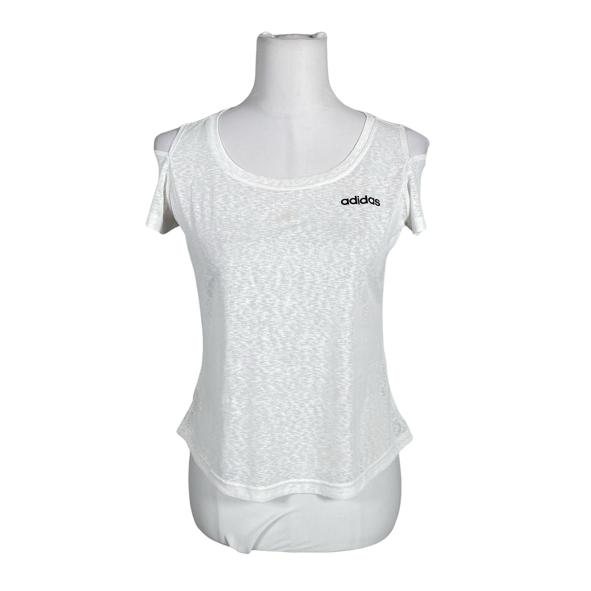 Unisex Adidas - Sports shirt, short sleeve, size 34 - White (1)