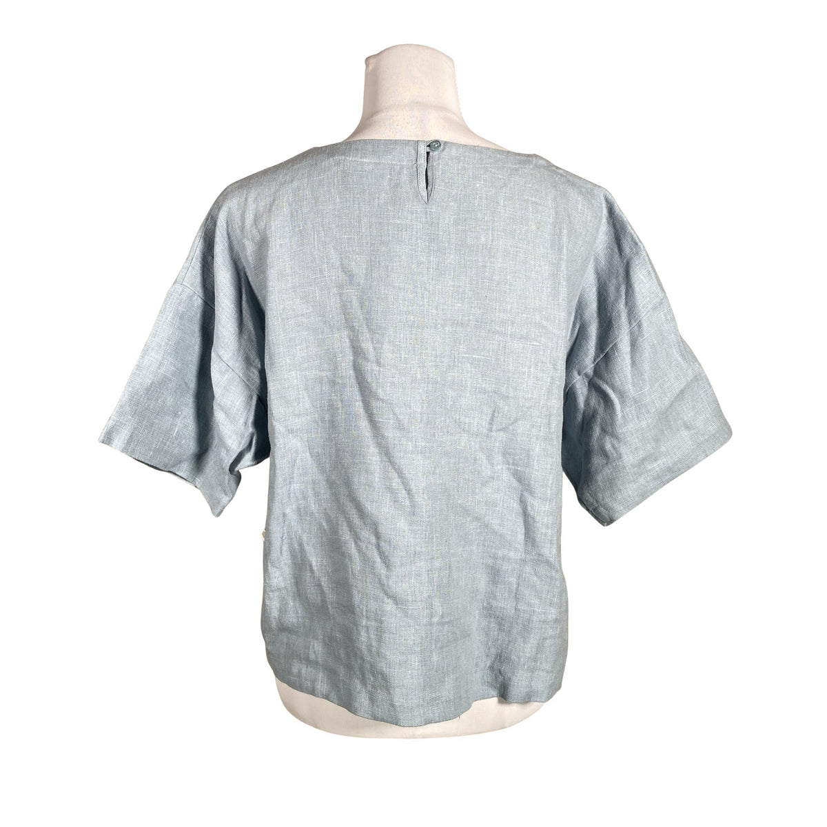 Unisex Puuvillatehdas - Short-sleeved blouse, size 36 - Light blue (2)