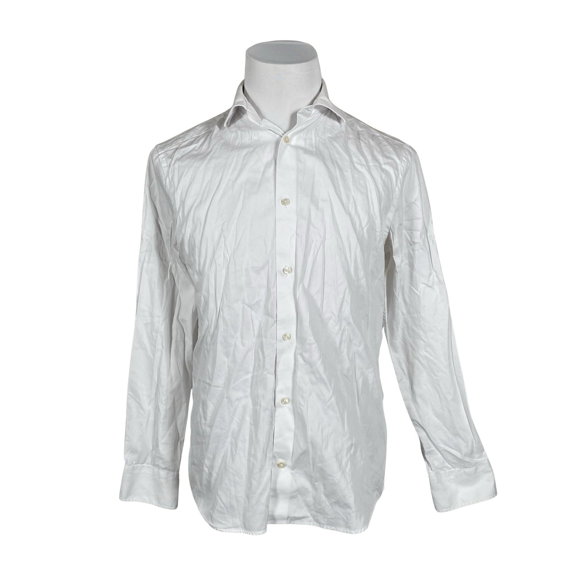 Unisex Riley - Collared shirt, size M - White (1)