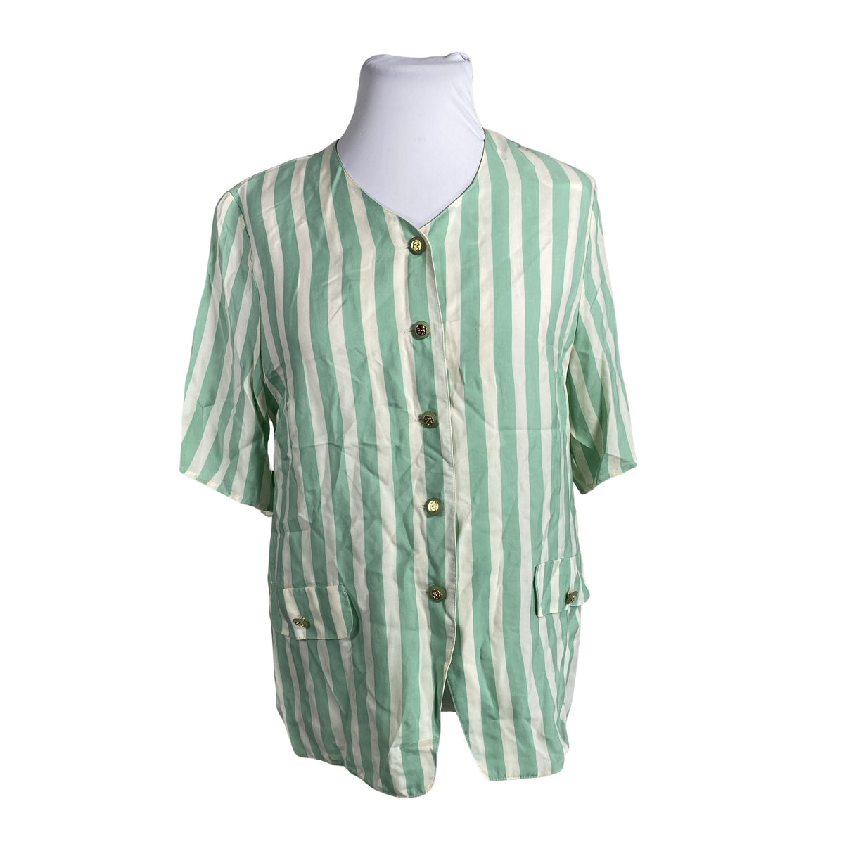 Unisex NP Collection - Short-sleeved blouse, size 42 - Green (1)